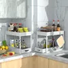 Timeless Gourmet Konyhai rendszerező állvány, 2db, fehér (HOP1001881-1)