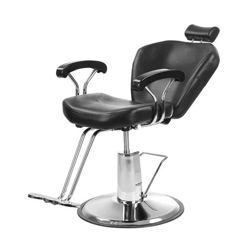 Timeless Beauty Fodrász szék lábtartóval, fekete (HOP1001895)