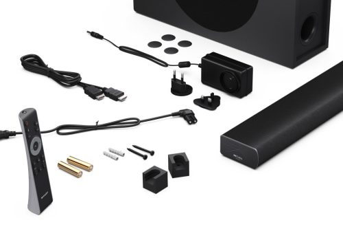 SHARP HT-SBW320 2.1 Dolby Atmos / DTS:X hangprojektor vezeték nélküli mélynyomóval fekete