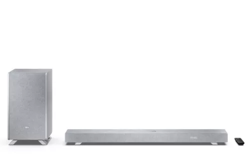 SHARP Q HT-SBW53121(SL) 3.1.2 Dolby Atmos / DTS:X hangprojektor vezeték nélküli mélynyomóval ezüst