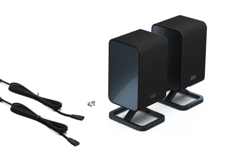 SHARP Q HT-SPR52021(BK) 2.0.2 Vezeték nélküli hátsó hangsugárzópár, fekete