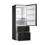 Haier HTW7720DNGB hűtőszekrény, 3 ajtós, 483 liter, fekete