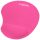 LogiLink Egérpad, géles csuklótámasszal, pink