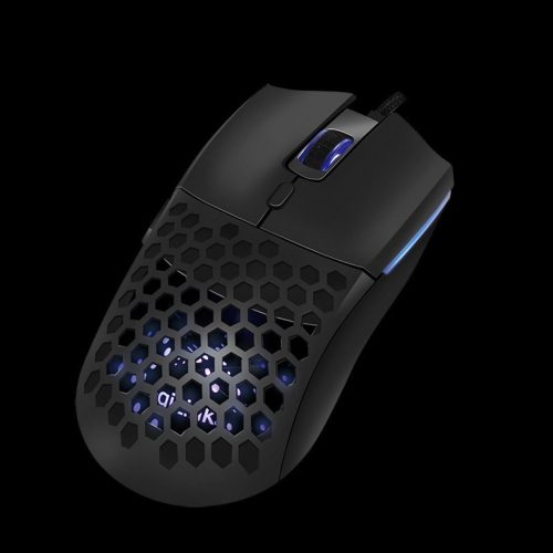 Logilink USB játék egér, 800/1600/3200/6400 dpi, fekete