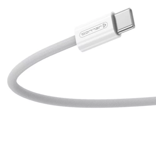 JELLICO kábel IP15 USB-C - USB-C PD 60W 1m, Fehér