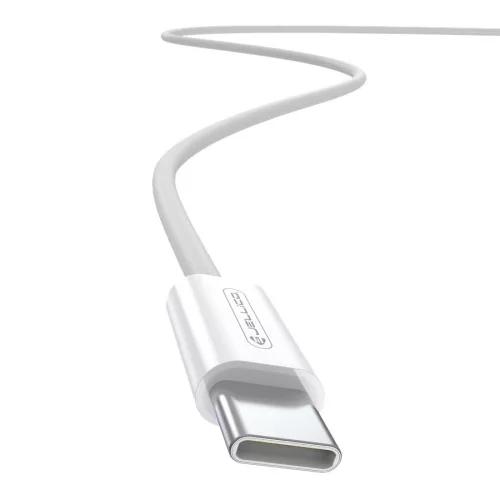 JELLICO kábel IP15 USB-C - USB-C PD 60W 1m, Fehér