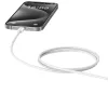 JELLICO kábel IP15 USB-C - USB-C PD 60W 1m, Fehér