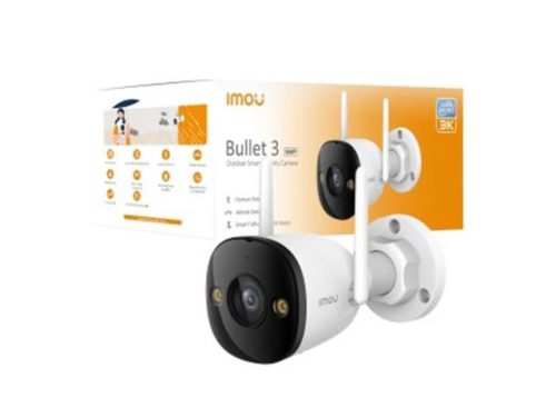 IMOU Bullet 3 /5MP/2,8mm/kültéri/H265/LED30m/SD/kétirányú hang/fehérfényes IP wifi csőkamera, IPC-S3EP-5M0WE