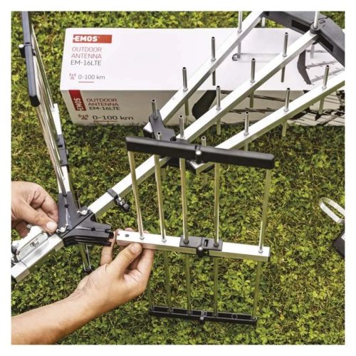 Emos J0906 Kültéri antenna PROFI EM-P117, DVB-T2, LTE/4G/5G szűrő