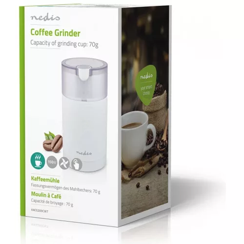 Nedis KACG200CWT kávédaráló 150W, 70 g fehér