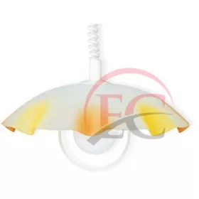   Klausen KL-4364 Elio sárga-fehér mintás üveg átmérő: 40cm