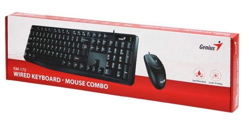 Genius KM-170 HUN vezetékes billentyűzet + egér