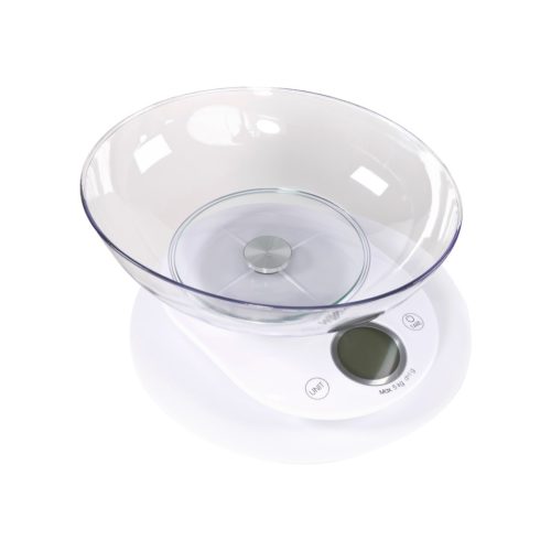 Vivax KS505BW tálas konyhai mérleg 2 tállal, max. 5kg, fehér