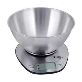 Vigan KVX1 Digitális tálas konyhai mérleg – Inox, 5kg
