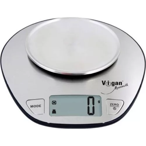 Vigan KVX1 Digitális tálas konyhai mérleg – Inox, 5kg