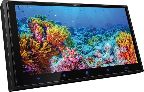 JVC KW-M795DBW Prémium 2 DIN autós multimédia, 6,92” HD kijelző, vezeték nélküli CarPlay/Android Auto, DAB+, DSP (KWM795DBW)