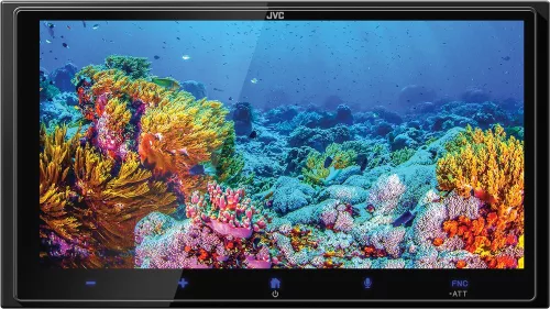 JVC KW-M795DBW Prémium 2 DIN autós multimédia, 6,92” HD kijelző, vezeték nélküli CarPlay/Android Auto, DAB+, DSP (KWM795DBW)