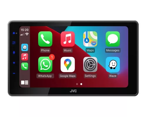 JVC KW-Z900DBW Prémium 1 DIN, 9” kijelzős autós mutlimédia vezeték nélküli CarPlay és Android Auto támogatással (KWZ900DBW)