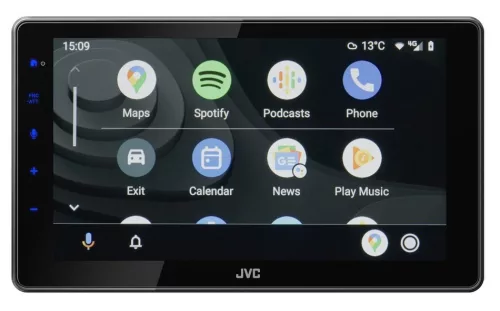 JVC KW-Z900DBW Prémium 1 DIN, 9” kijelzős autós mutlimédia vezeték nélküli CarPlay és Android Auto támogatással (KWZ900DBW)