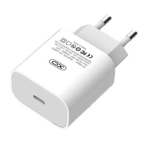 XO L40EU fali töltő, USB-C (fehér) 18W