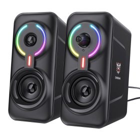 ONIKUMA L6 Multimedia 2.0 BT hangszóró fekete RGB, 2 x 5W