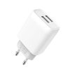 XO hálózati töltő fehér, L93, 1USB 2,4A