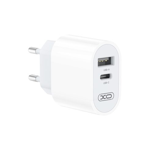 XO L97 USB / USB-C Hálózati töltő - Fehér