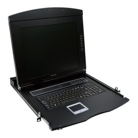   Logilink 19 "LCD KVM-konzol 17" TFT panellel és billentyűzettel (USA) (LC702US)