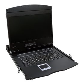   Logilink KVM-konzol 19"-es képernyővel, VGA, USB-A, PS/2, QWERTZ (LC902GE)