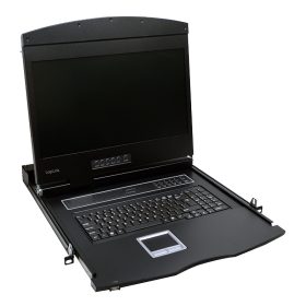   Logilink KVM-konzol 19"-es képernyővel, HDMI, Full HD, USB-A, PS/2, QWERTZ (LC903GE)
