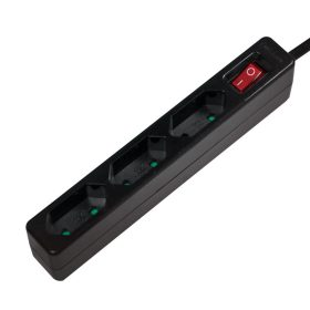   Logilink Aljzat 3-as + kapcsoló, 3x CEE 7/16, 1,5 m, fekete (LPS230B)