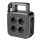 Logilink 5 m tápkábeldob, 4x AC aljzat, 1x USB-A, 1x USB-C, IP20, 3000 W