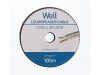 Well LSP-CCA0.75TT-100-WL Hangszóró kábel átlátszó 2x0,75mm²