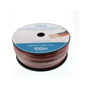   Well LSP-CCA1.50BR-100-WL Hangszóró kábel fekete / piros 2x1,5mm²