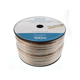   Well LSP-CCA2.50TT-100-WL Hangszóró kábel átlátszó 2x2,5mm²