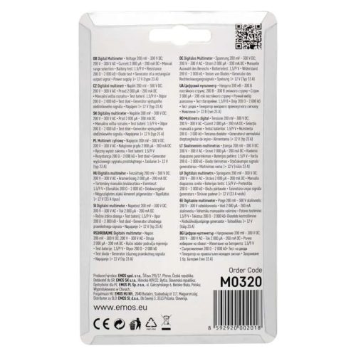 EMOS M0320 Multiméter MD-110