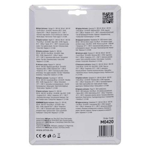 EMOS Multiméter MD-0420