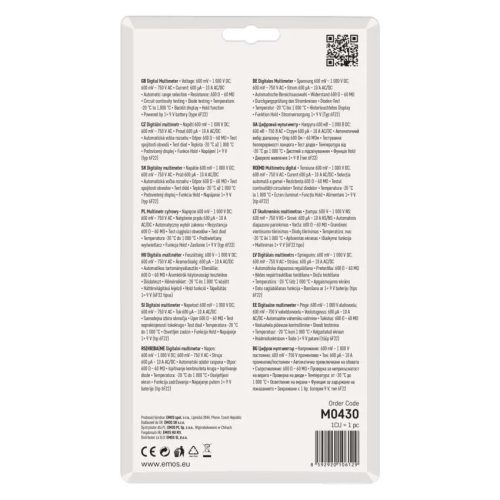 EMOS Digitális multiméter M0430