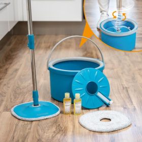   Livington Clean Water Spin Mop tisztavizes felmosó mindig friss vízzel moshat fel, M31154