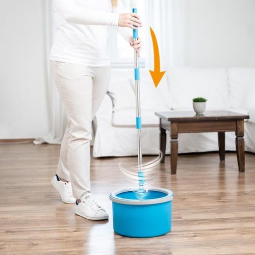 Livington Clean Water Spin Mop tisztavizes felmosó mindig friss vízzel moshat fel, M31154