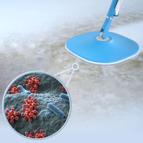 Livington Clean Water Spin Mop tisztavizes felmosó mindig friss vízzel moshat fel, M31154