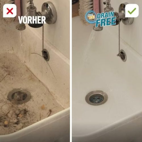 Pure100 Drain Free lefolyótisztító, 1 szett dugulásmentes csövek az oxigén erejével!, M32413