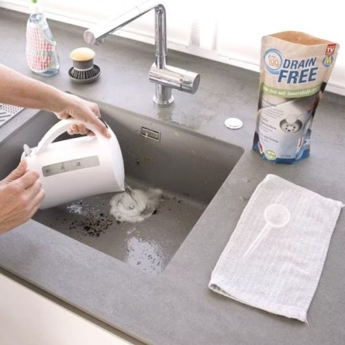 Pure100 Drain Free lefolyótisztító, 1 szett dugulásmentes csövek az oxigén erejével!, M32413