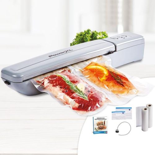 PowerXL Duo Nutrisealer vákuumozó gép a frissen maradó és ízletes élelmiszerekért, M35468