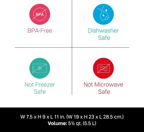 Tupperware Potato Smart tárolóedény 5,5L, M37194