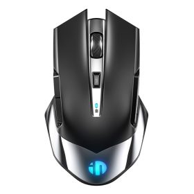   Inphic M606 vezeték nélküli egér háttérvilágítással, fekete/szürke
