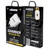 Moonx fali töltő MC05 22, 5W 1xUSB QC3.0 Fehér