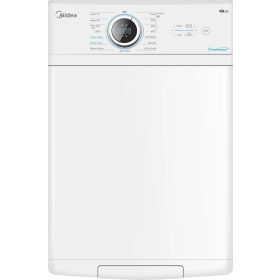   Midea MF100T80B/W-HU inveteres, gőzös felültöltős mosógép