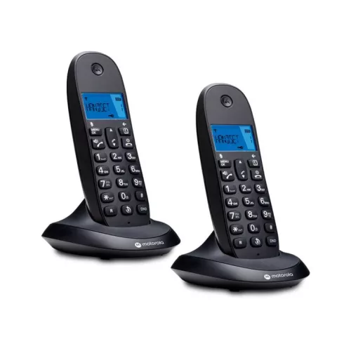 Motorola C1002CB+ fekete DECT telefon (MOT-2010-999)