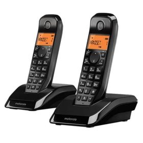 Motorola S1202 fekete DECT telefon párban (MOT-2014-999)